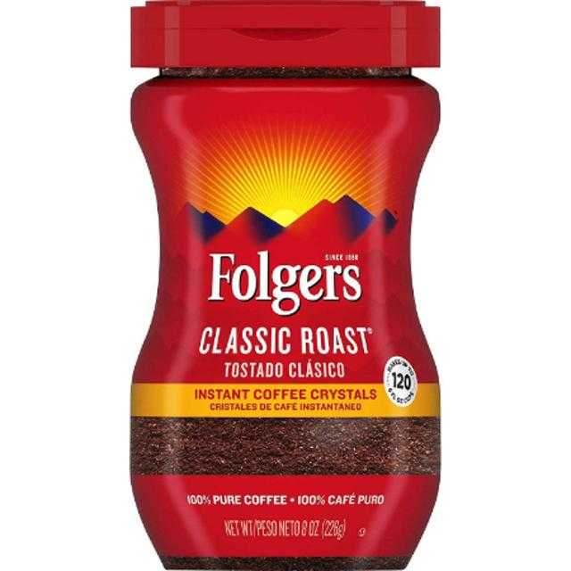 Folgers Classic Roast Instant Coffee 8 oz