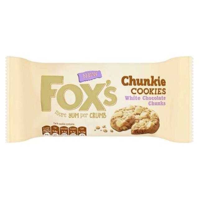 Fox's Chunkie White Chocolate Cookies 180 g