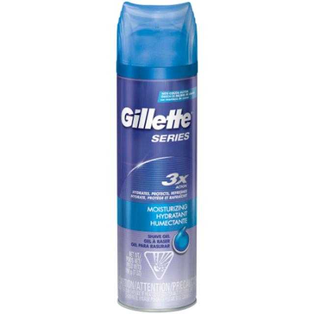 Gillette Moisturizing Hydratant Shaving Gel 7 oz