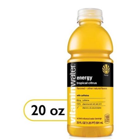 Glaceau Vitamin Water Energy-Tropical Citrus 20 oz