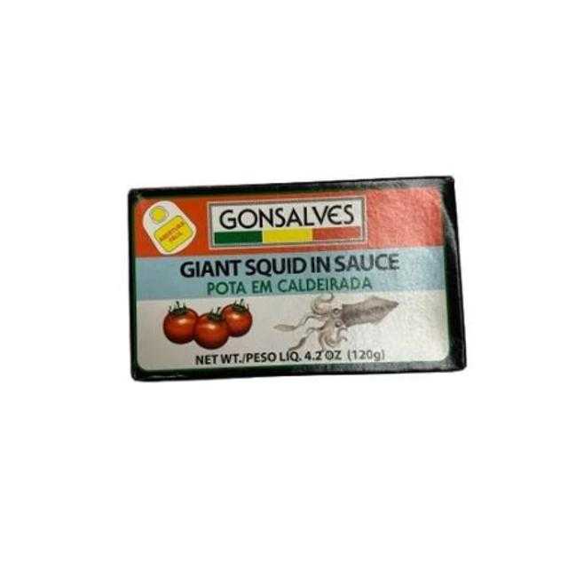 Gonsalves Giant Squid in Sauce 4.2 oz