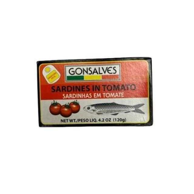 Gonsalves Sardines in Tomato Sauce 4.2 oz