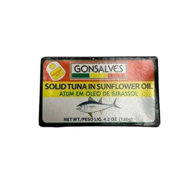 Gonsalves Solid Tuna in Sunflower Oil 4.2 oz