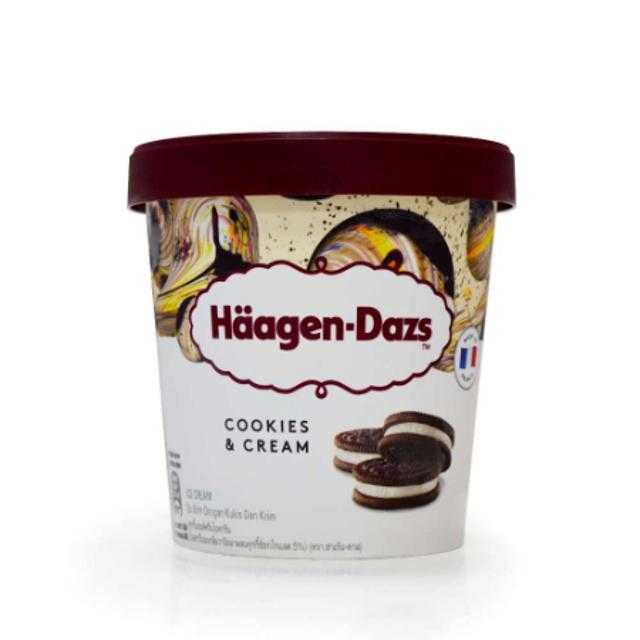 Haagen-Dazs Cookies & Cream Ice Cream 16 oz