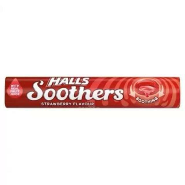 Halls Soothers Strawberry 45 g