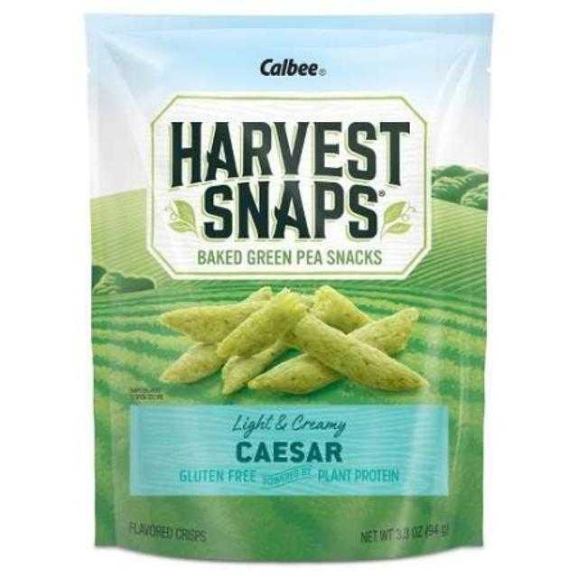 Harvest Snaps Baked Green Pea Snacks Caesar 3.3 oz