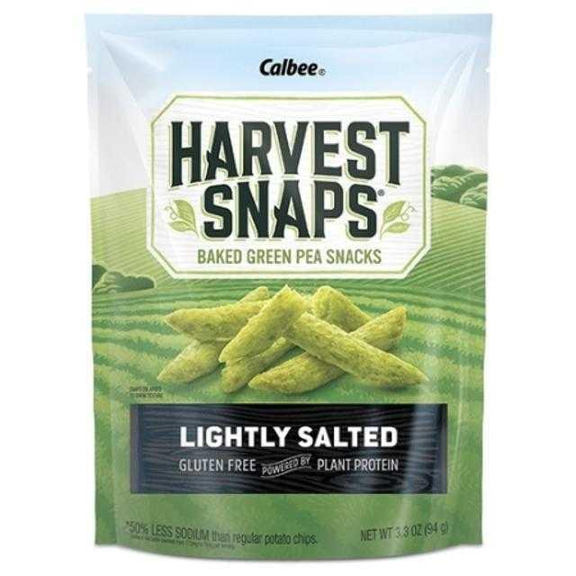 Harvest Snaps Baked Green Pea Snacks Lightly Salted 3.3 oz