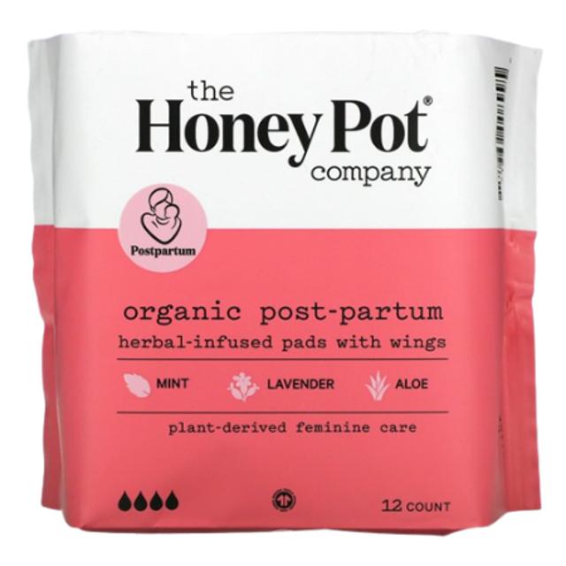 Honey Pot Herbal Post-Partum Pads 12 ct