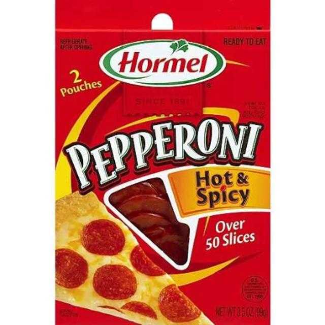 Hormel Pepperoni Slices Hot & Spicy 3.5 oz