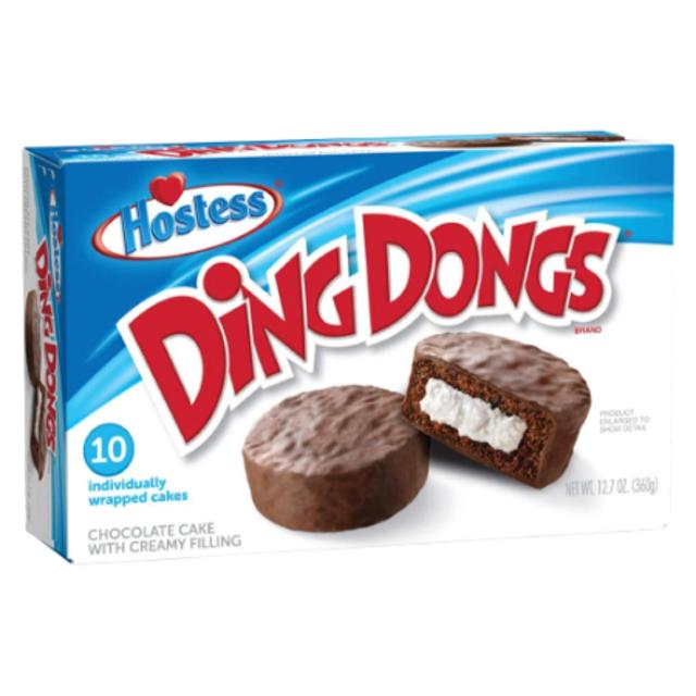 Hostess Ding Dongs Chocolate Cake with Creamy Filling 10 ct 12.7 oz