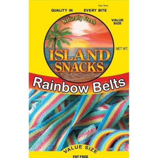 Island Snacks Rainbow Belts 3 oz