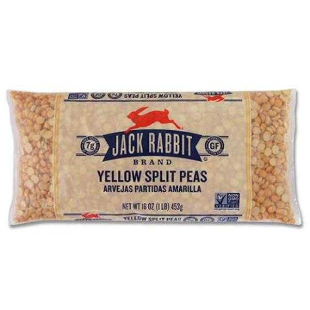 Jack Rabbit Yellow Split Peas 16 oz