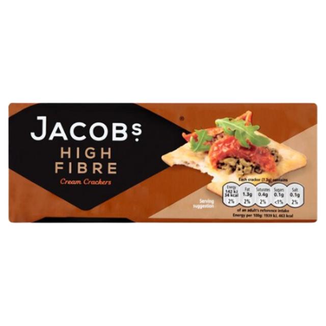 Jacob’s Cream Crackers High Fibre 200 g