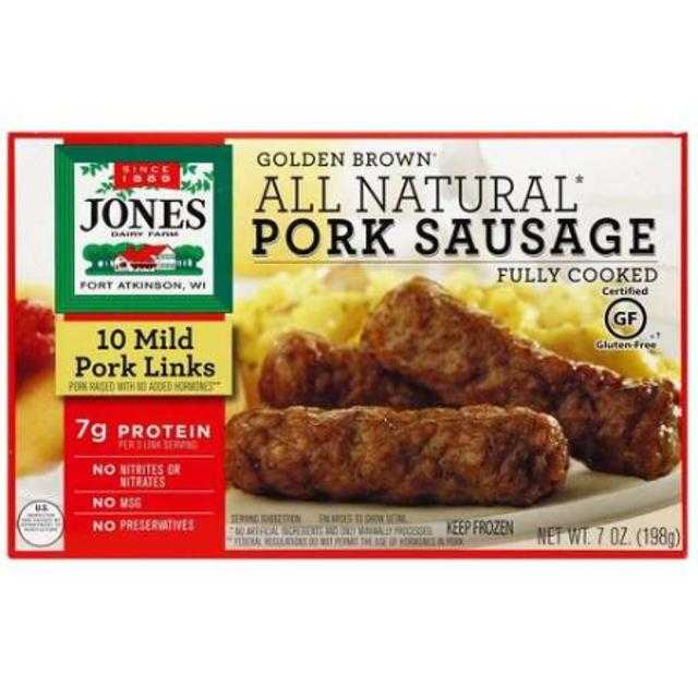 Jones Dairy Farm Sausage Pork Mild Links 10 ct 7 oz