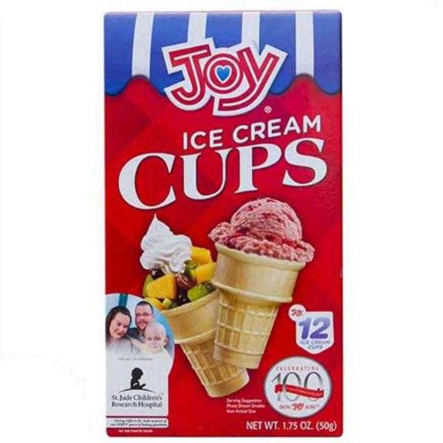 Joy Ice Cream Cups 12 ct