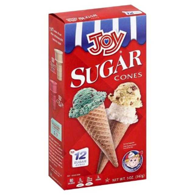 Joy Sugar Cones 12 ct