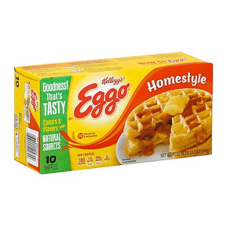 Kellogg's Eggo Waffles Homestyle 12.3 oz