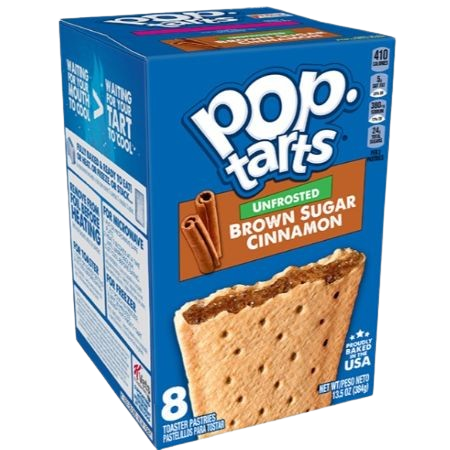 Kellogg's Pop-Tarts Unfrosted Brown Sugar Cinnamon 13.5 oz