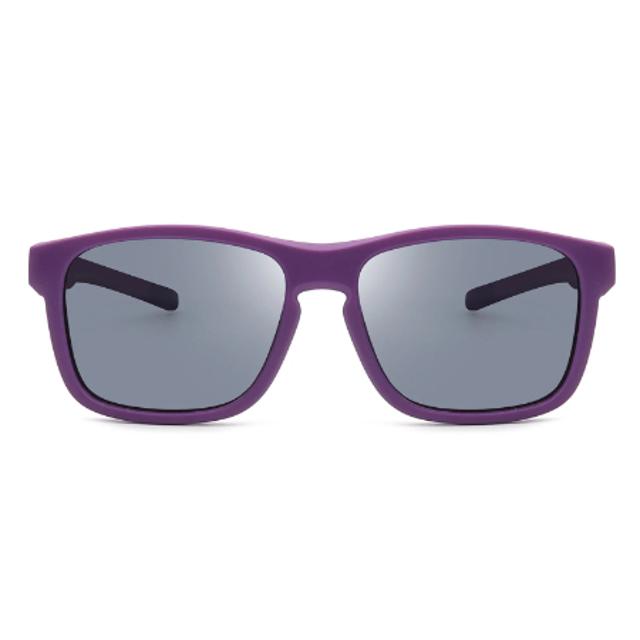 Kids Classic Polarized Rectangle Sunglasses - Purple (HKP1006)