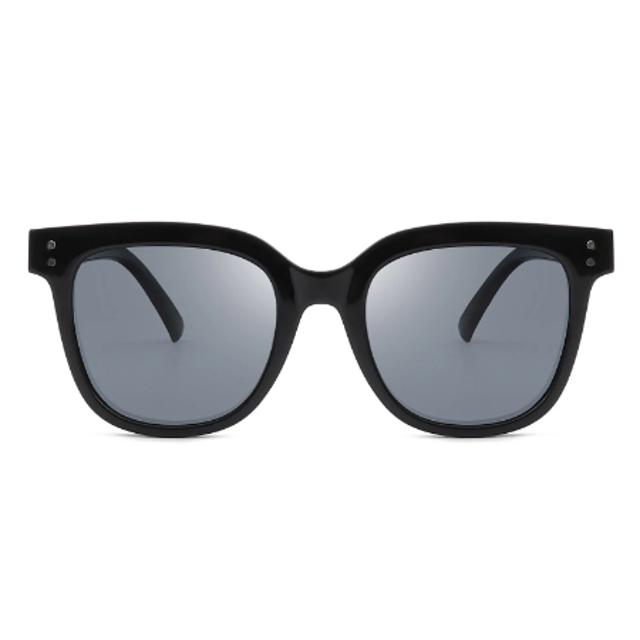 Kids Classic Polarized Square Fashion Sunglasses - Black (HKP1008)