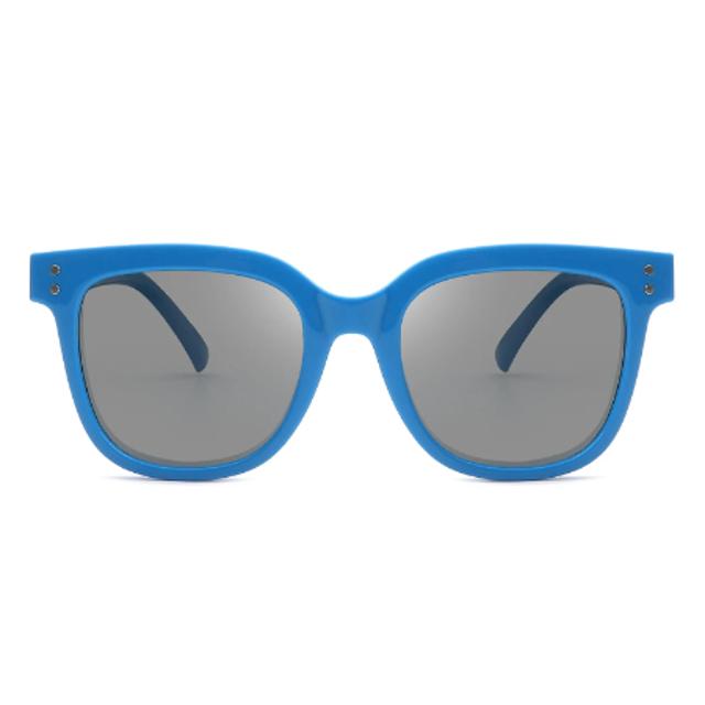 Kids Classic Polarized Square Fashion Sunglasses - Blue (HKP1008)