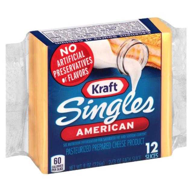 Kraft Singles American Cheese Slices 12 ct 8 oz