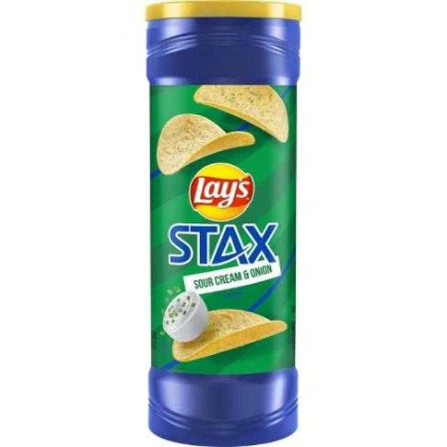 Lay's Stax Sour Cream & Onion Potato Chips 5.75 oz