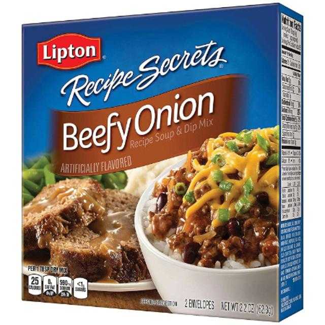 Lipton Recipe Secrets Beefy Onion Soup & Dip Mix 2.2 oz