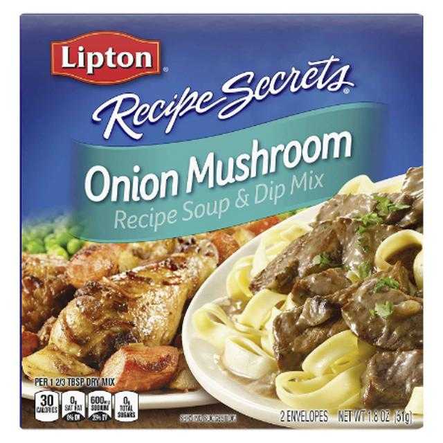 Lipton Recipe Secrets Onion Mushroom Soup & Dip Mix 2 oz