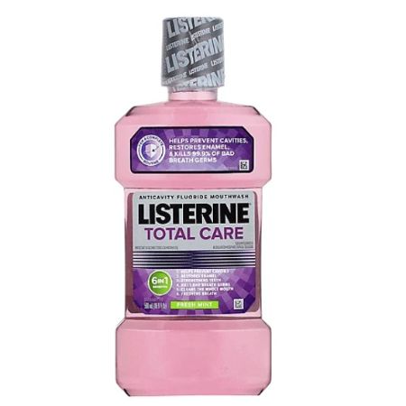 Listerine Total Care Fresh Mint Antiseptic Mouthwash 500 ml