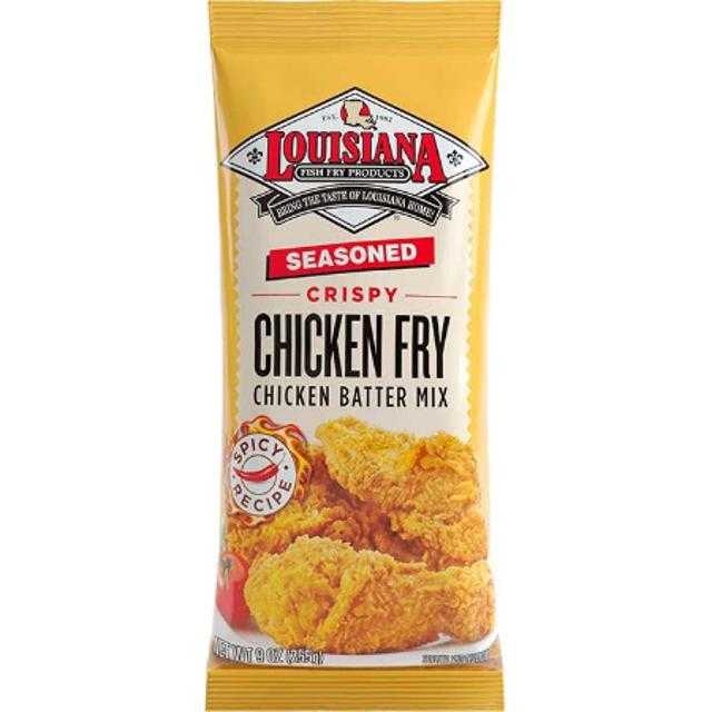 Louisiana Chicken Fry Seasoned Chicken Batter Mix 9 oz