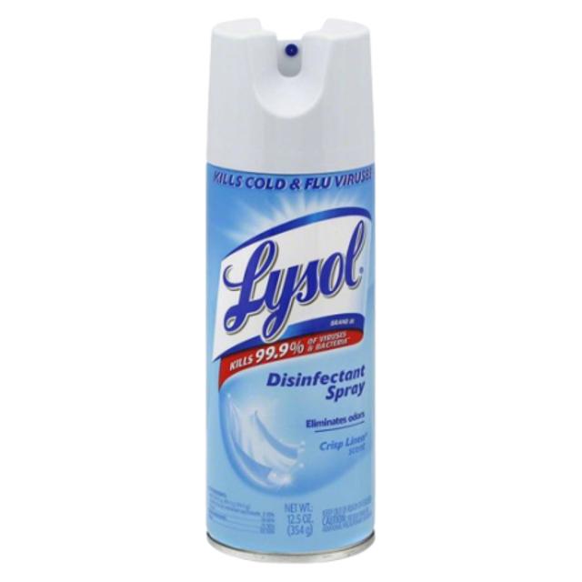 Lysol Disinfectant Spray Crisp Linen Scent 12.5 oz
