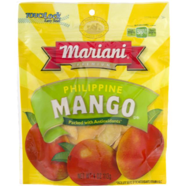 Mariani Philippine Dried Mango Slices 4 oz