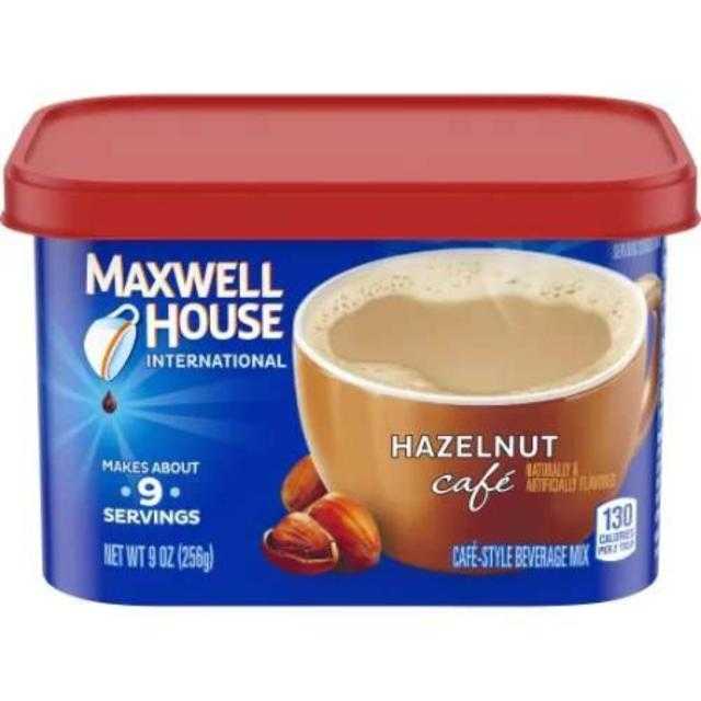 Maxwell House International Hazelnut Cafe-Style Instant Coffee 9 oz