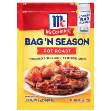 McCormick Bag’N Season Pot Roast Cooking Bag & Seasoning Mix .81 oz