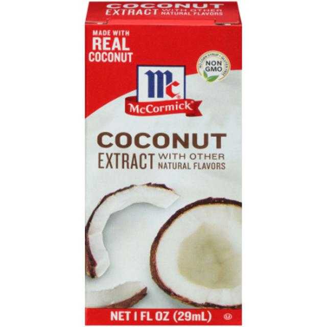 Mccormick Coconut Extract 1 oz