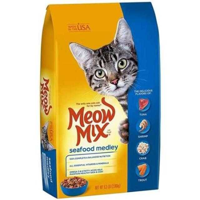Meow Mix Seafood Bag Cat Food 3.15 lb
