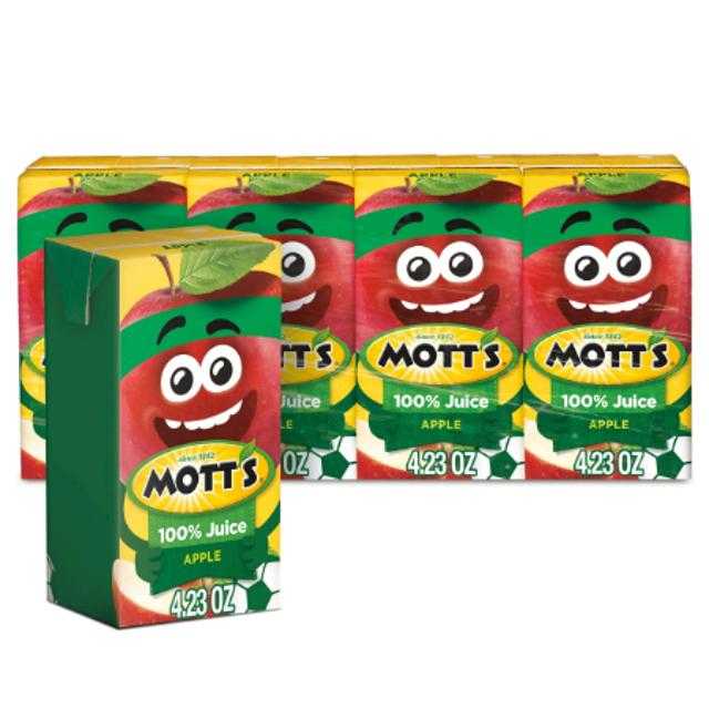 Mott's 100% Apple Juice 4 ct 4.23 oz