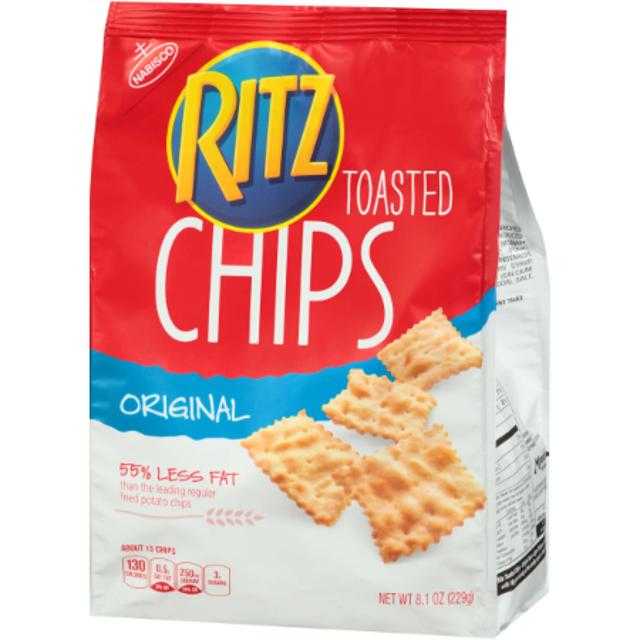Nabisco Ritz Toasted Chips Original 8.1 oz