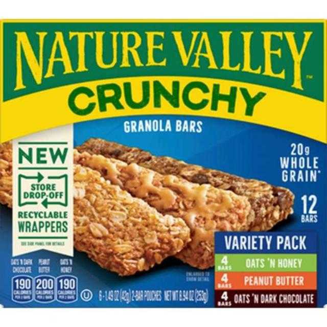 Nature Valley Crunchy Granola Bars Variety Pack 12 ct 8.94 oz