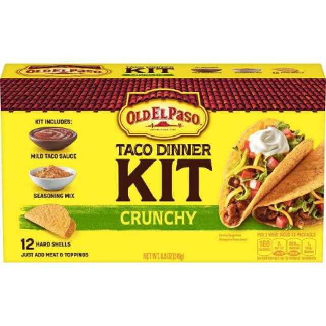 Old El Paso Crunchy Taco Dinner Kit 12 ct 8.8 oz