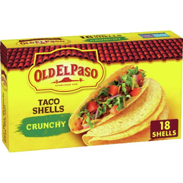 Old El Paso Taco Shells Crunchy 18 ct 6.89 oz