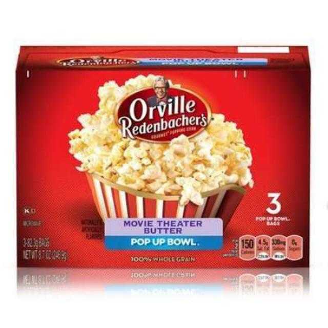 Orville Popcorn Butter 3 ct 2.9 oz