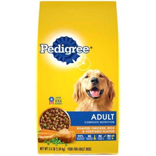Pedigree Complete Nutrition Adult Roasted Chicken, Rice & Vegetable Flavor Dog Food 3.5 lb