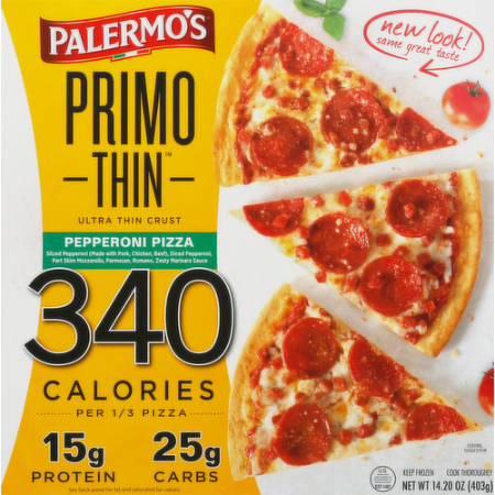 Palermo's Thin Crust Pepperoni Pizza 14.2 oz