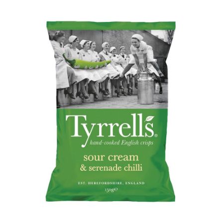 Tyrrell's Sour Cream & Serenade Chilli 150 g