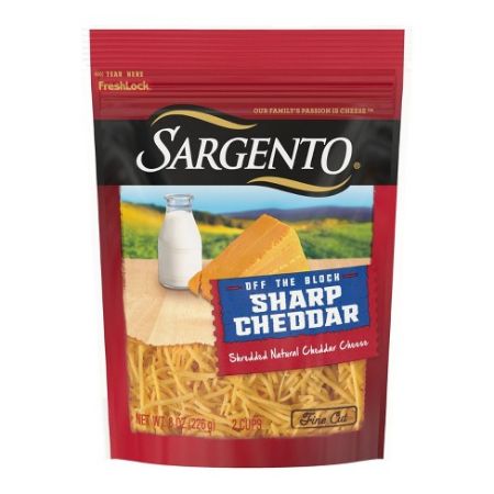 Sargento Sharp Cheddar Shredded Cheese 8 oz