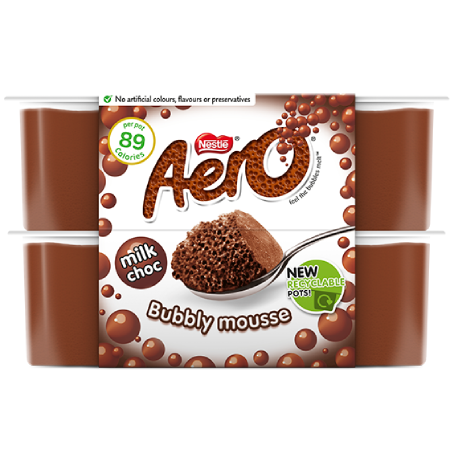 Aero Chocolate Mousse 4pk