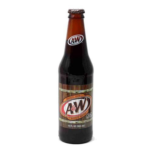 A&W Root Beer 12 oz Glass