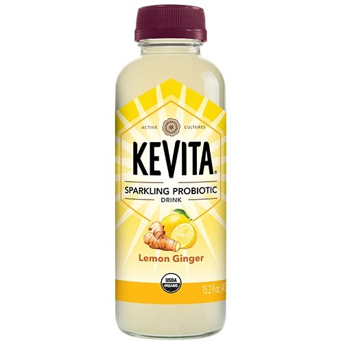 KeVita Master Brew Kombucha Lemon Ginger 15.2 oz